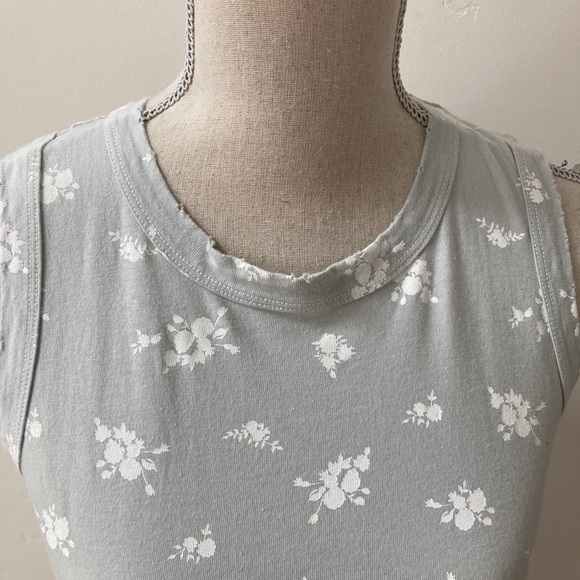 NWT Current Elliott muscle Tee,0,lt blue gray - Picture 2 of 7